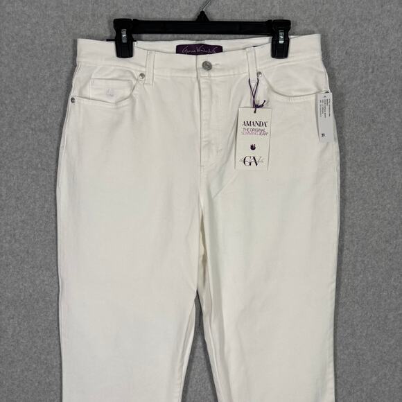 Gloria Vanderbilt Jeans 12‎ Amanda Beach Slimming Shaping Vacation Resort Cruise - Picture 2 of 11